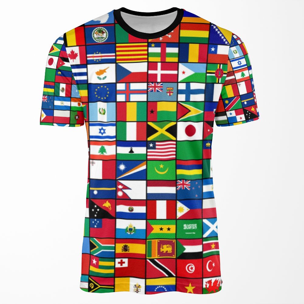 The World S Flags All-over-print T-shirt