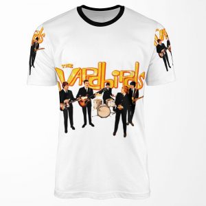 The Yardbirds English Rock Band Distressed Retro Vintage Tshirt Design All-over-print T-shirt