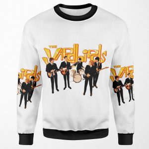 The Yardbirds English Rock Band Distressed Retro Vintage Tshirt Design All-over-print Unisex Sweatshirt