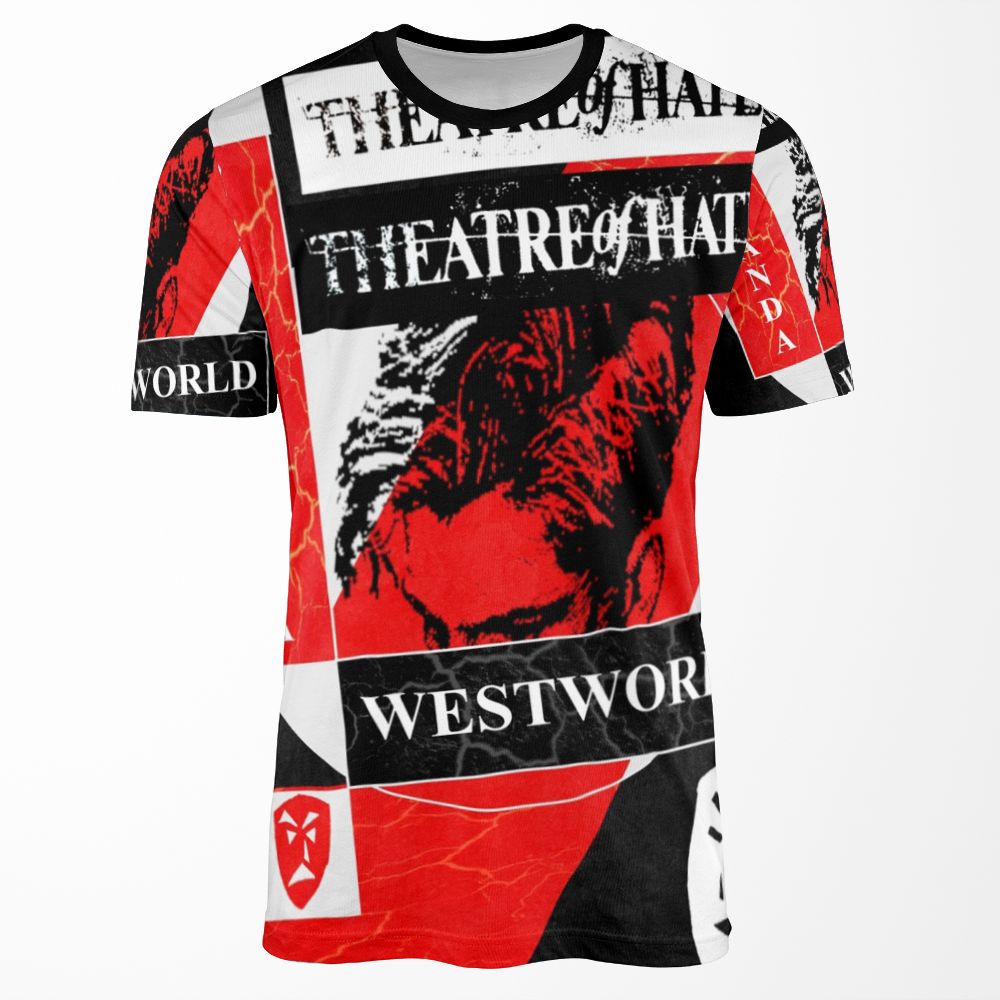 Theatre Of Hate Westworld Propaganda All-over-print T-shirt