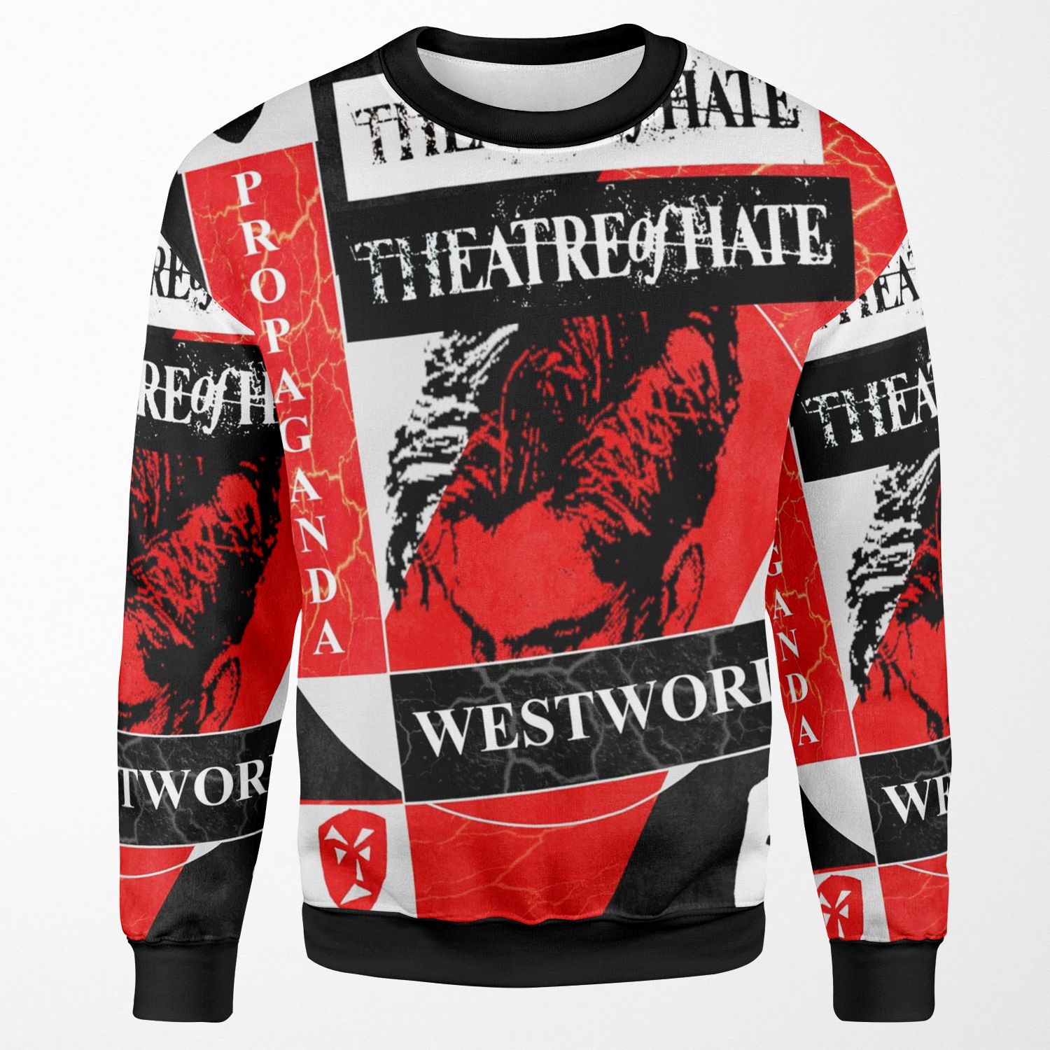 Theatre Of Hate Westworld Propaganda All-over-print Unisex Sweatshirt