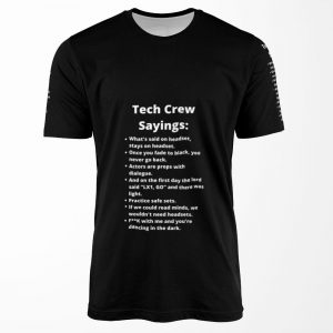 Theatre Tech Crew Sayings All-over-print T-shirt