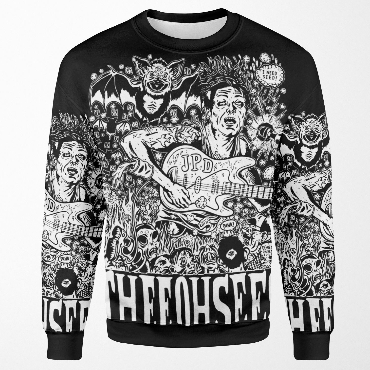 Thee Oh Sees I Need Seed All-over-print Unisex Sweatshirt