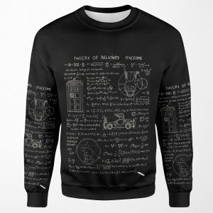 Theory Of Relativity Spacetime All-over-print Unisex Sweatshirt