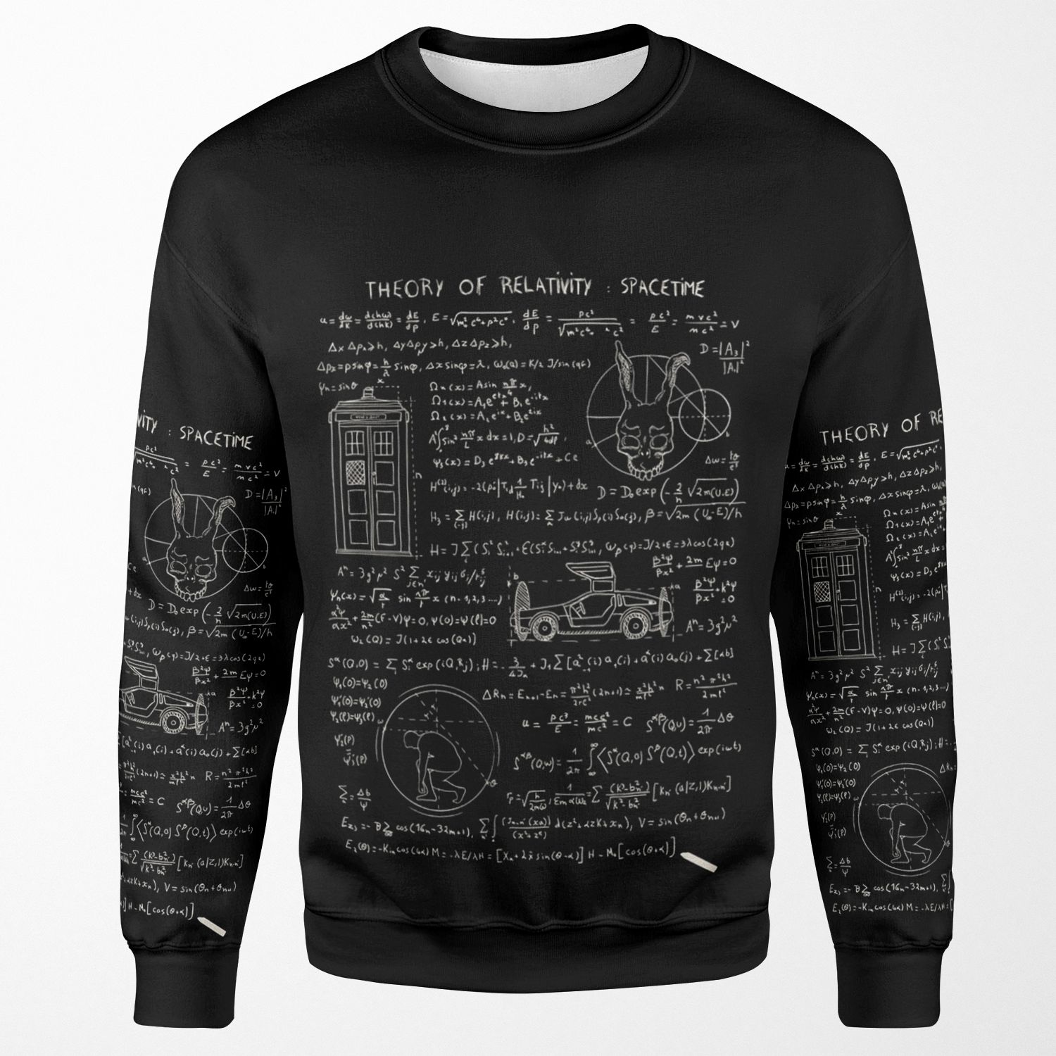 Theory Of Relativity Spacetime All-over-print Unisex Sweatshirt