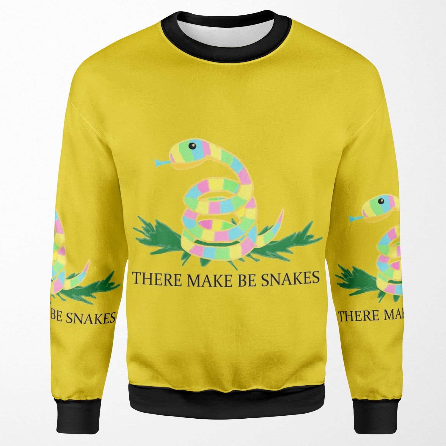 There Make Be Snakes All-over-print Unisex Sweatshirt