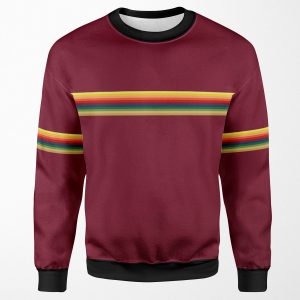 Thirteen Whittaker Rainbow Shape Doctor T Shirt Pink Red Burgundy All-over-print Unisex Sweatshirt