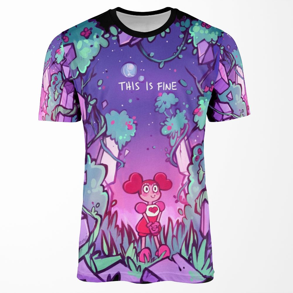 This Is Fine All-over-print T-shirt