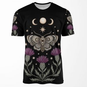 Thistle And Moth All-over-print T-shirt