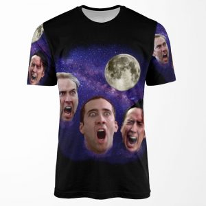 Three Cage Moon All-over-print T-shirt