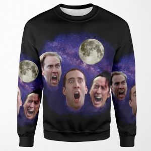 Three Cage Moon All-over-print Unisex Sweatshirt