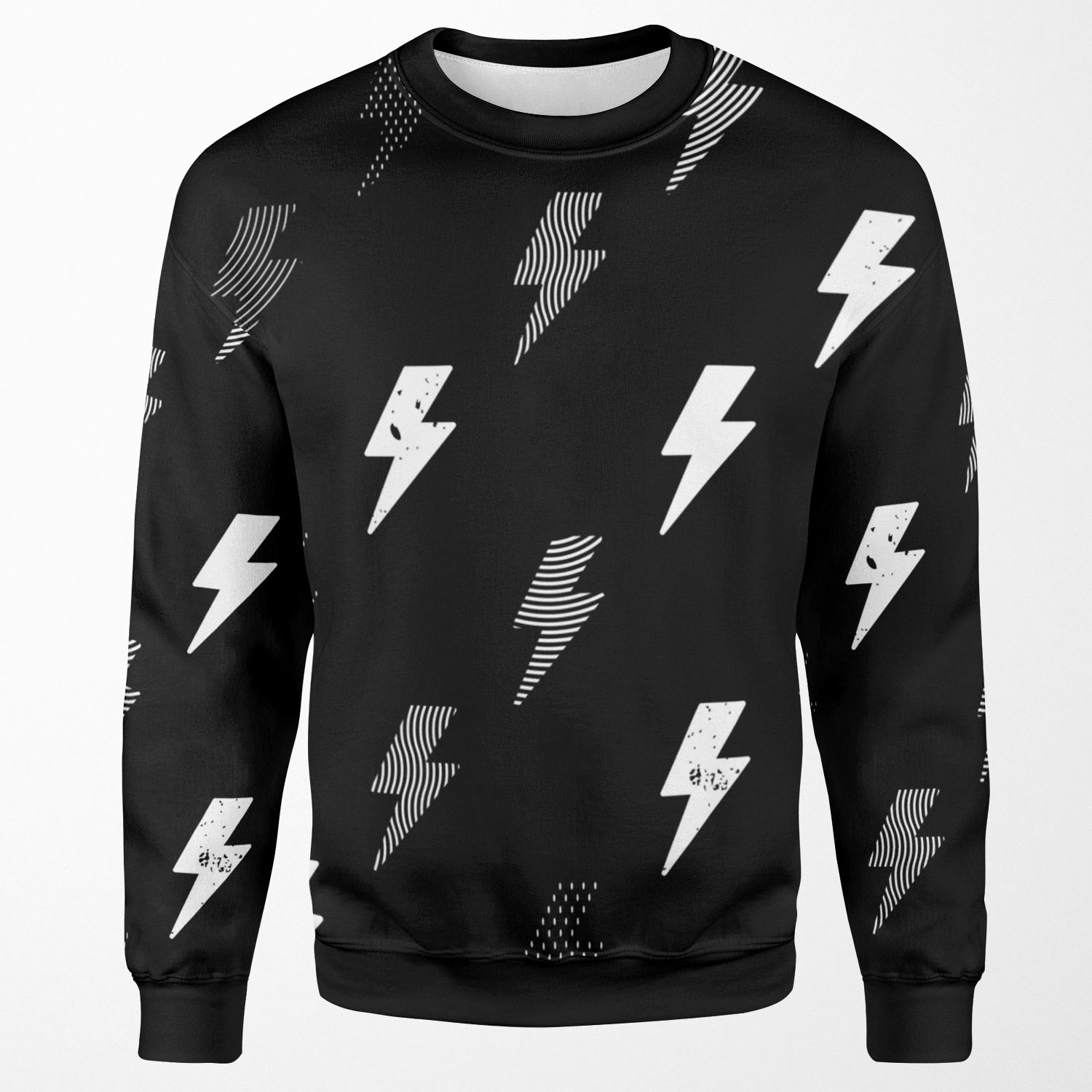 Thunder Pattern All-over-print Unisex Sweatshirt