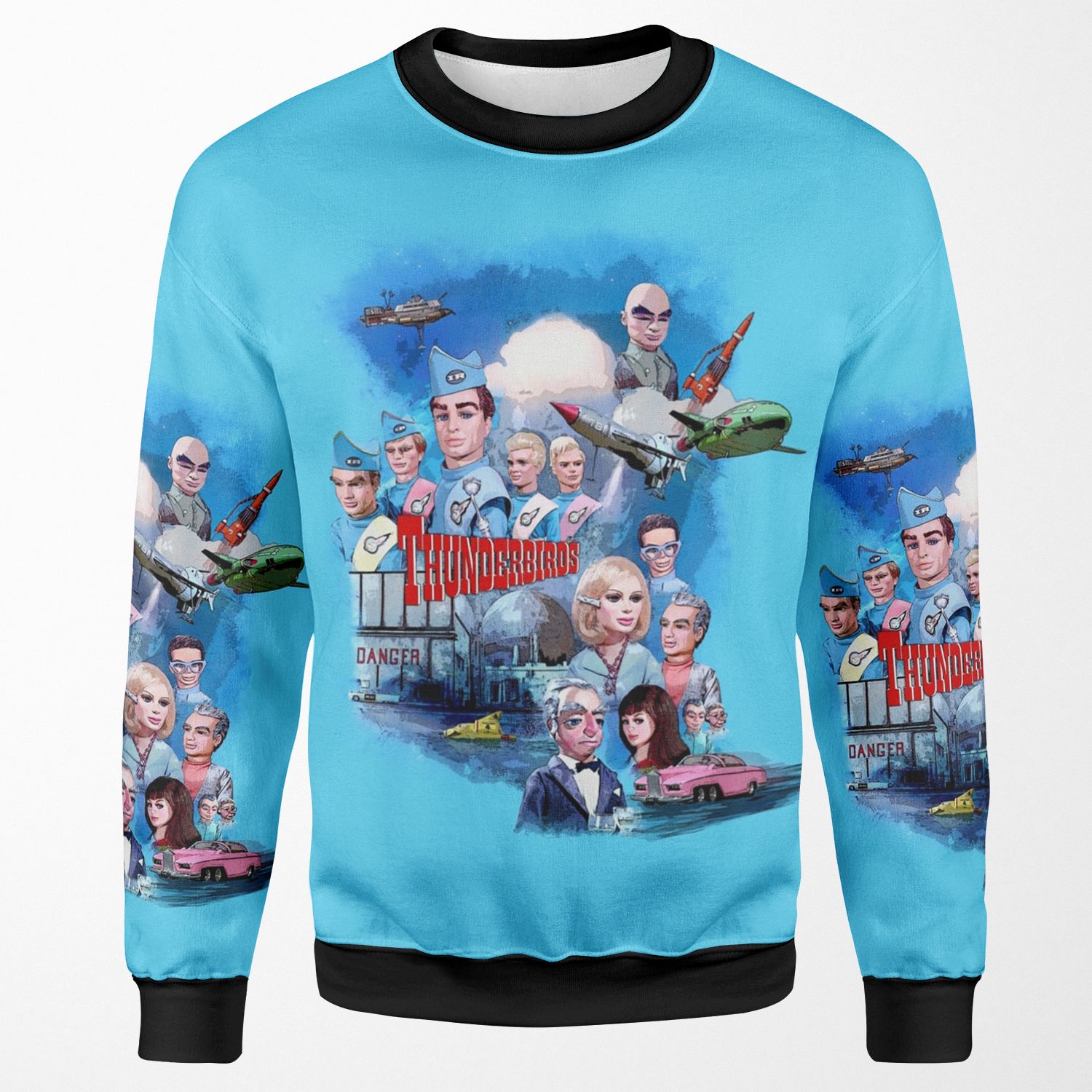 Thunderbirds Drawing 1 All-over-print Unisex Sweatshirt
