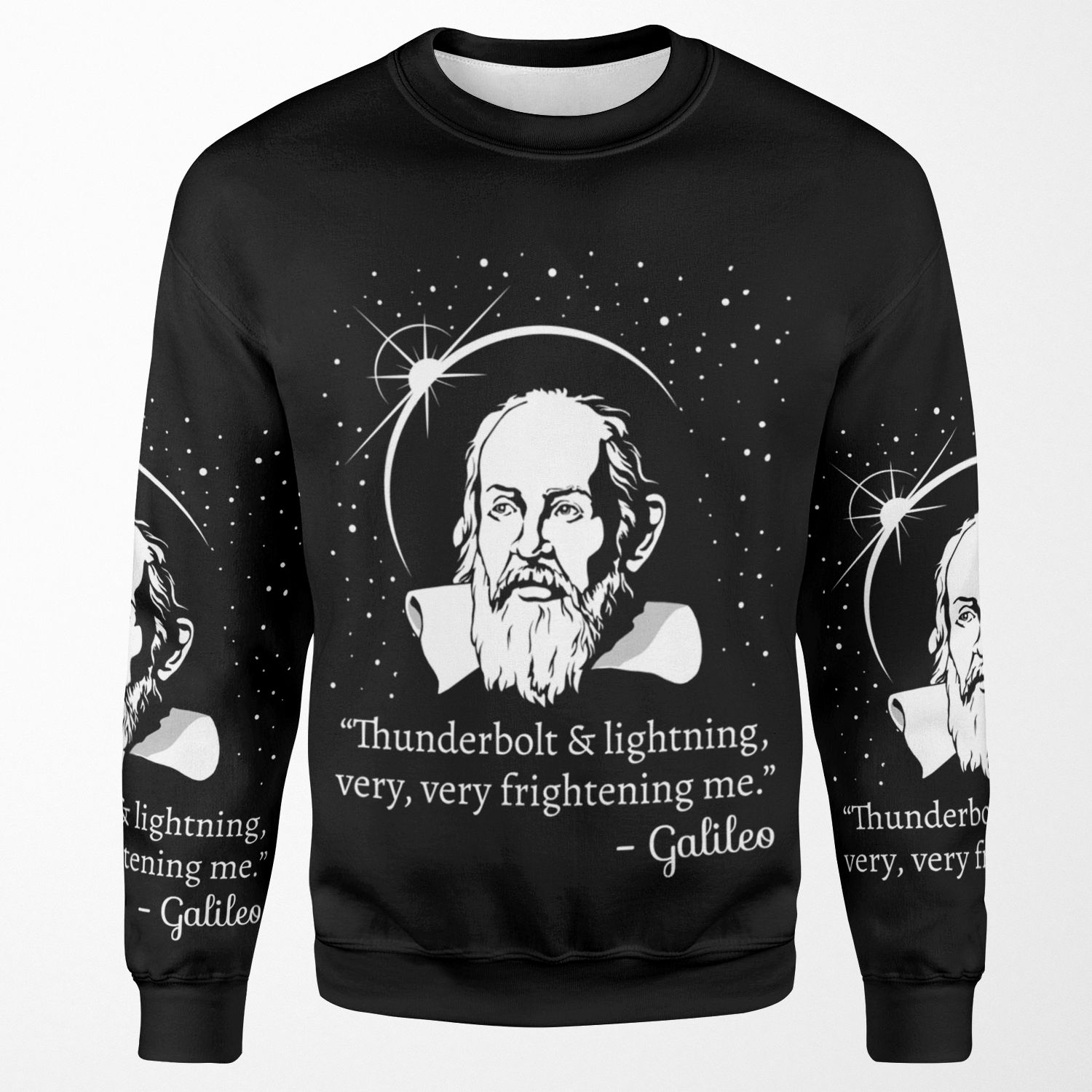 Thunderbolt And Lightning Galileo Graphic All-over-print Unisex Sweatshirt