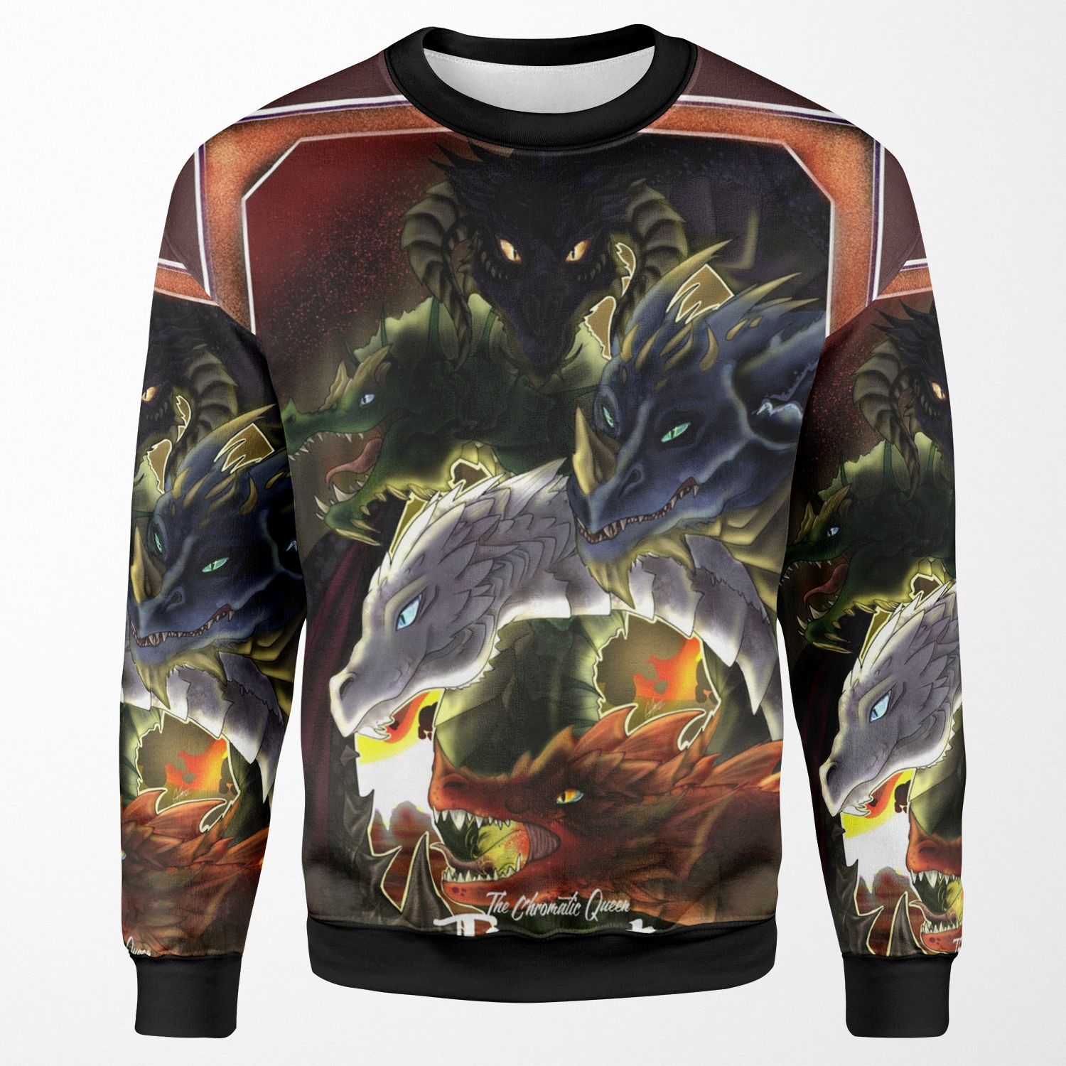 Tiamat The Chromatic Queen All-over-print Unisex Sweatshirt