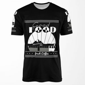 Tick Boom Good Food Moondance Diner Fresh Coffee Gift All-over-print T-shirt