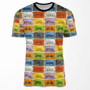 Ticket To Ride The Trains All-over-print T-shirt