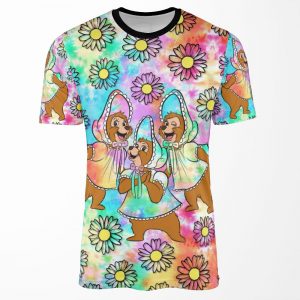 Tie Dye Sun Bonnets All-over-print T-shirt