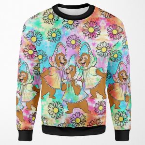 Tie Dye Sun Bonnets All-over-print Unisex Sweatshirt