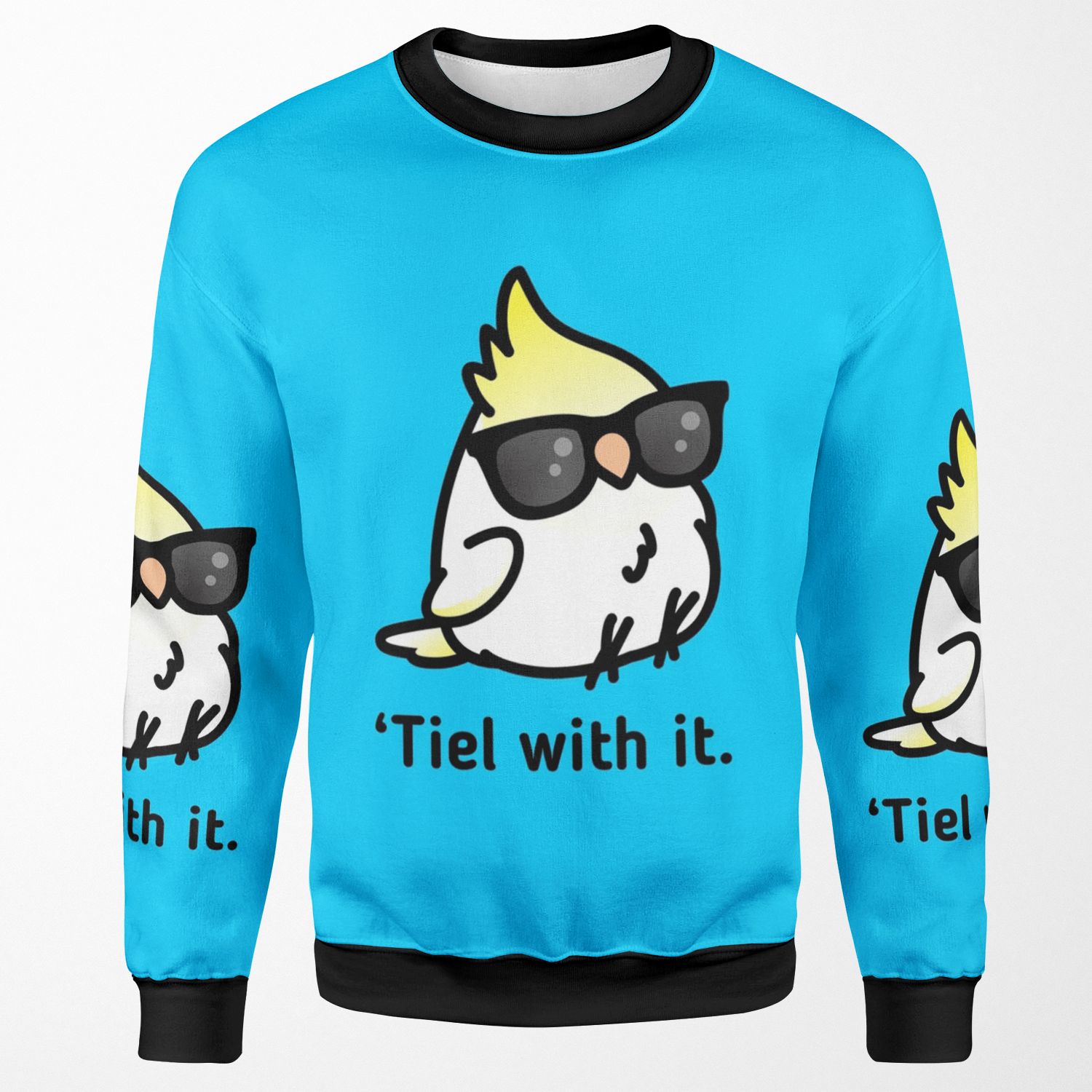 Tiel With It All-over-print Unisex Sweatshirt