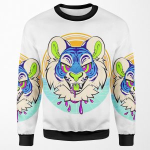 Tiger Vaporwave All-over-print Unisex Sweatshirt