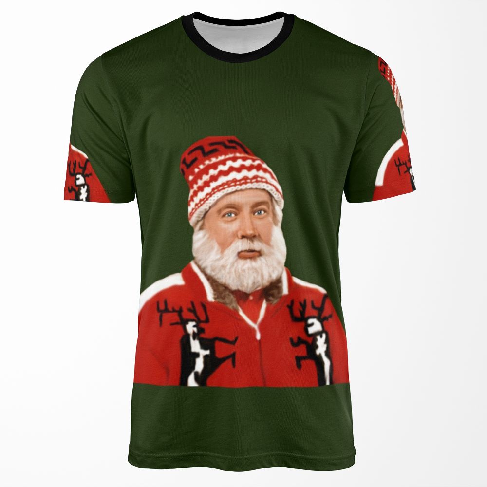 Tim Allen Santa Clause Digital Painting Portrait All-over-print T-shirt