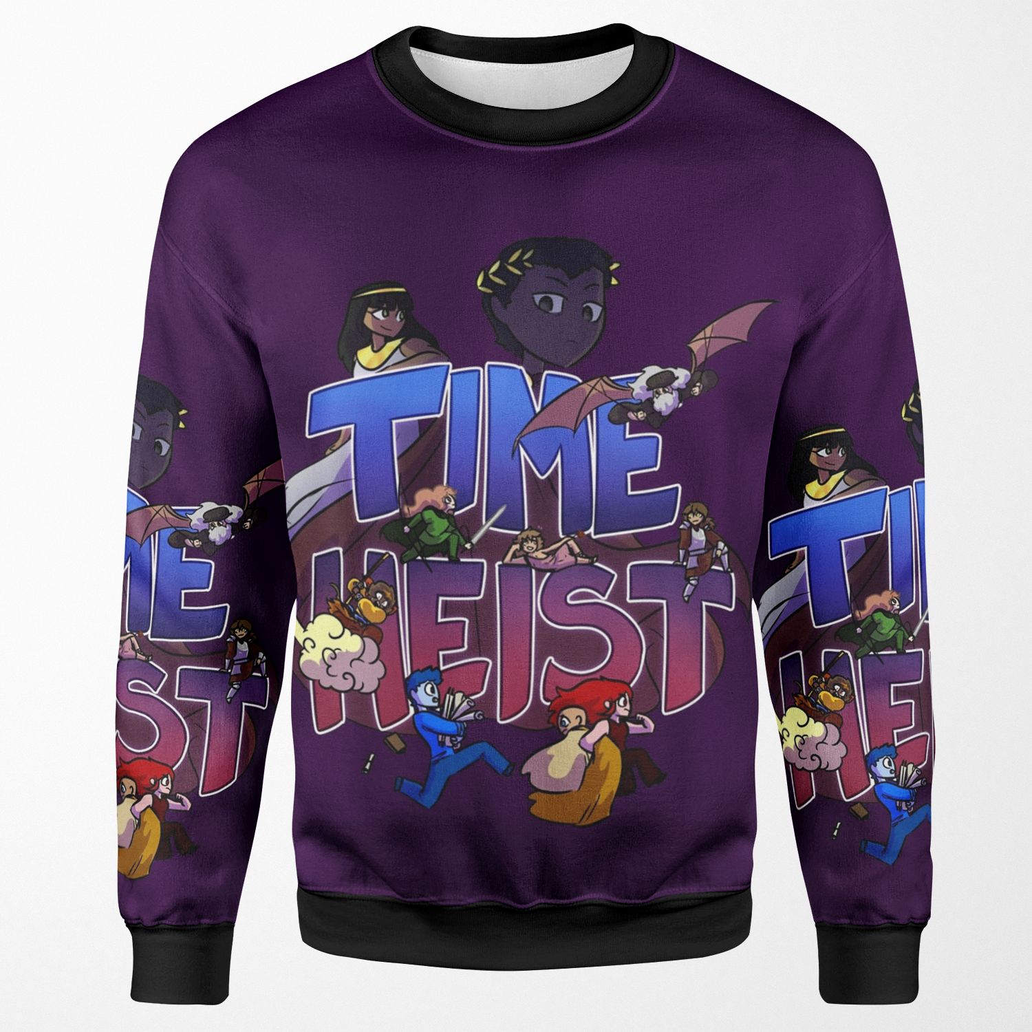 Time Heist All-over-print Unisex Sweatshirt