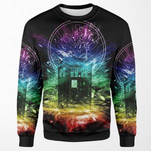 Time Storm Rainbow Version All-over-print Unisex Sweatshirt