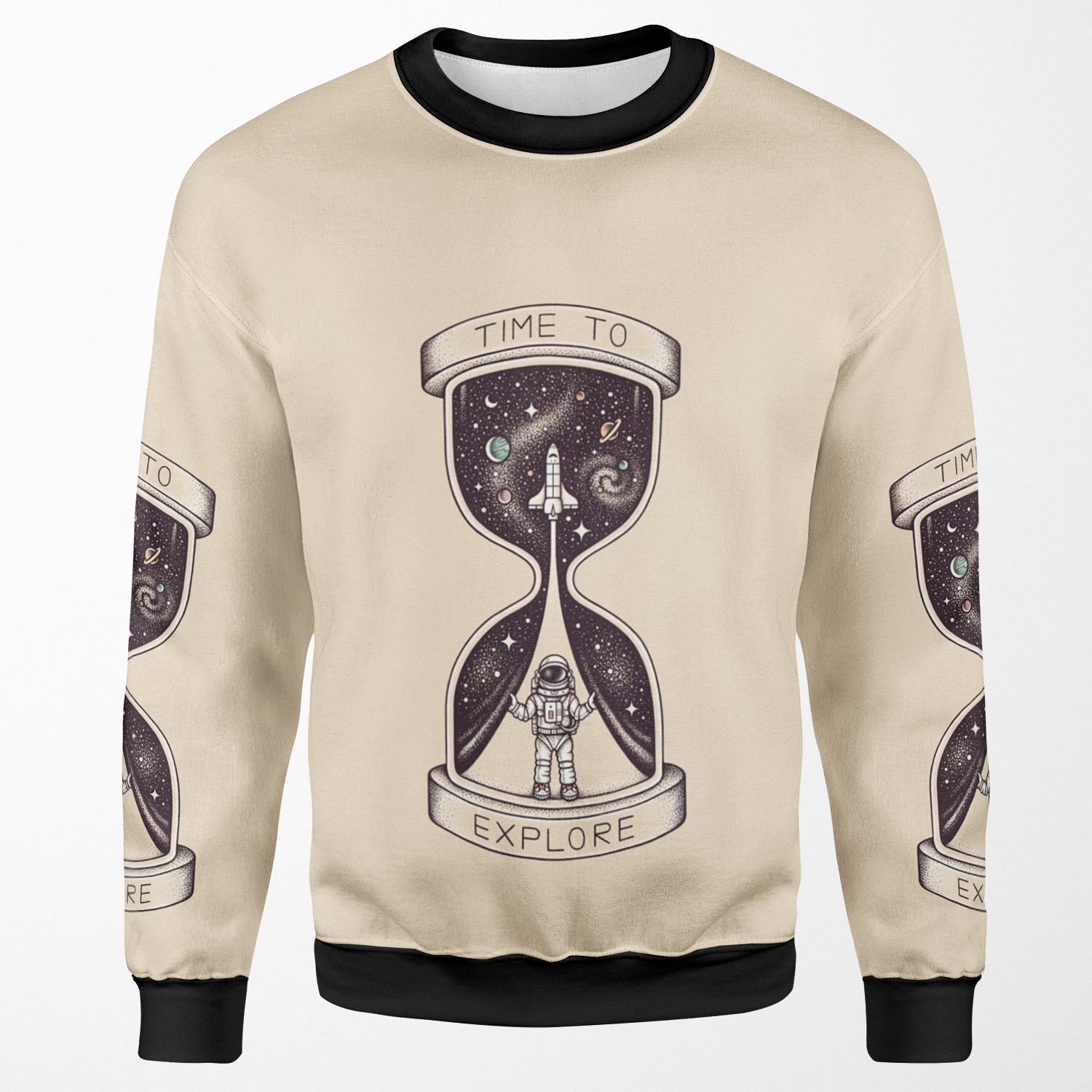 Time To Explore All-over-print Unisex Sweatshirt