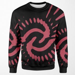 Time Vortex 1970 Pink All-over-print Unisex Sweatshirt