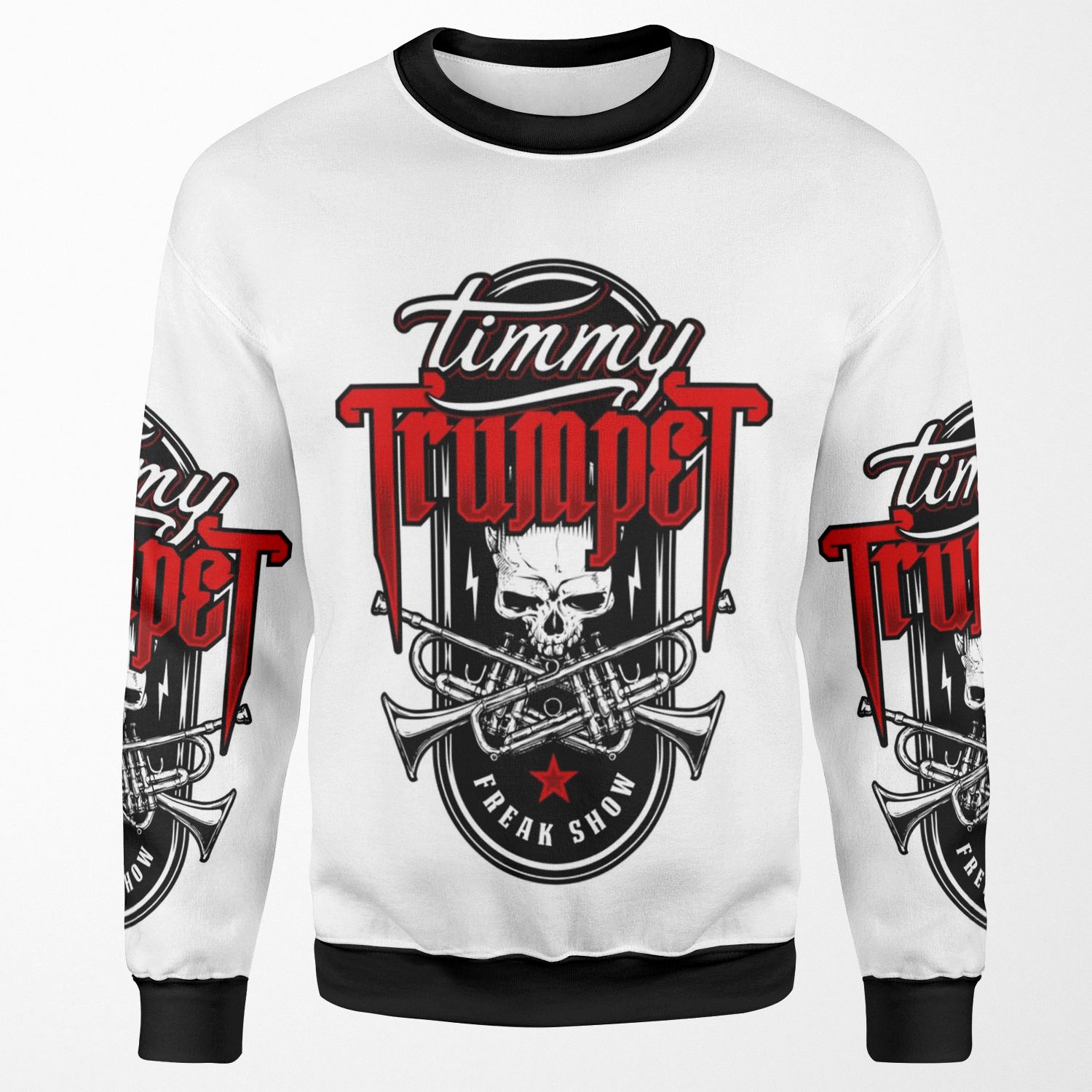 Timmy Freak Show Badge All-over-print Unisex Sweatshirt