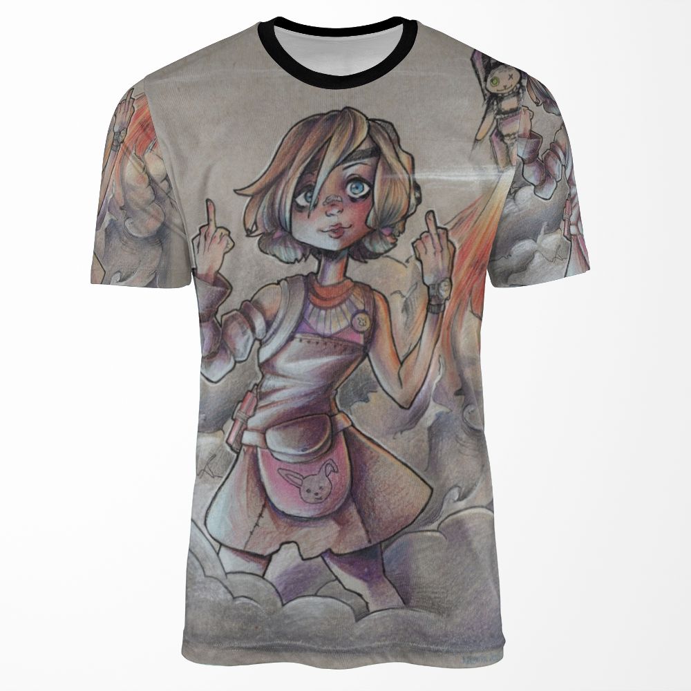 Tiny Tina Borderlands All-over-print T-shirt