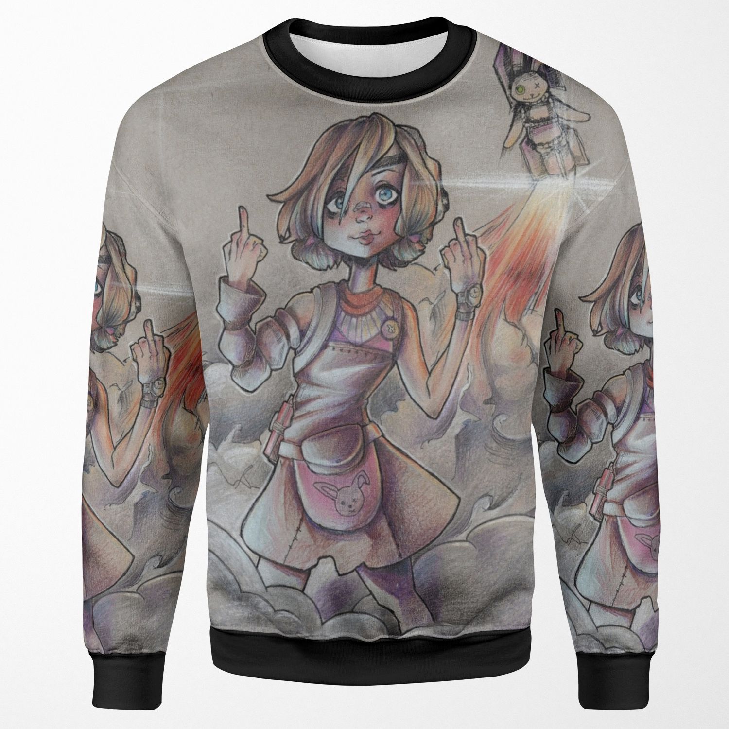 Tiny Tina Borderlands All-over-print Unisex Sweatshirt