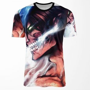 Titan Eren Shingeki No Kyojin All-over-print T-shirt