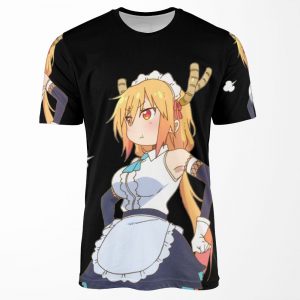 Tohru Maid Outfit Kobayashi San Chi No Maid Dragon All-over-print T-shirt