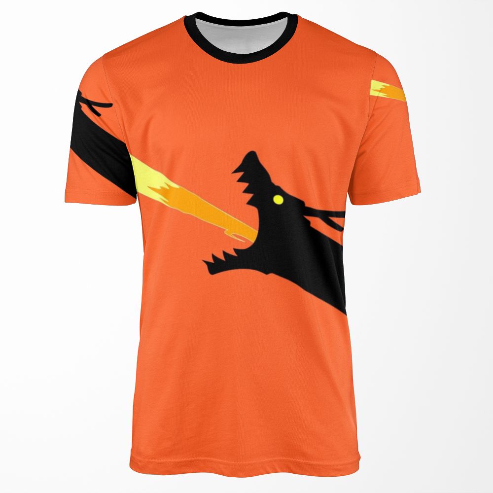 Tohru S Dragon Breath All-over-print T-shirt