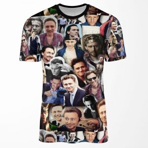 Tom Hiddleston Collage All-over-print T-shirt