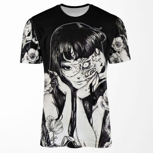 Tomie Junji Ito Unique Art All-over-print T-shirt