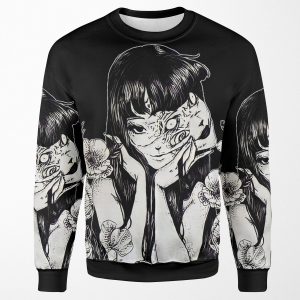 Tomie Junji Ito Unique Art All-over-print Unisex Sweatshirt