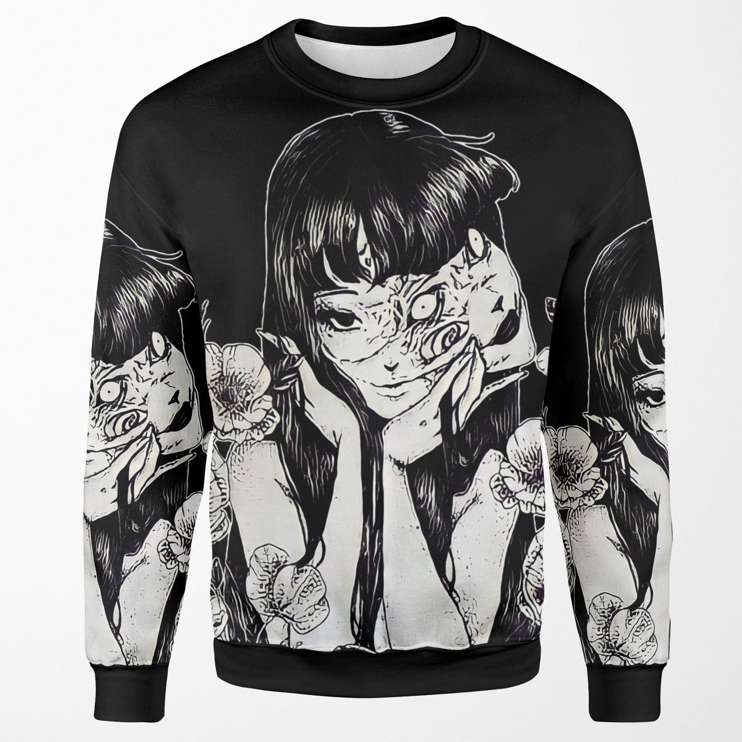 Tomie Junji Ito Unique Art All-over-print Unisex Sweatshirt