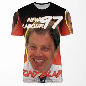 Tony Blair 1997 Vintage Style All-over-print T-shirt