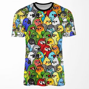 Too Many Birds Bird Squad 1 All-over-print T-shirt