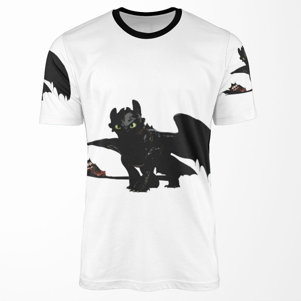 Toothless All-over-print T-shirt