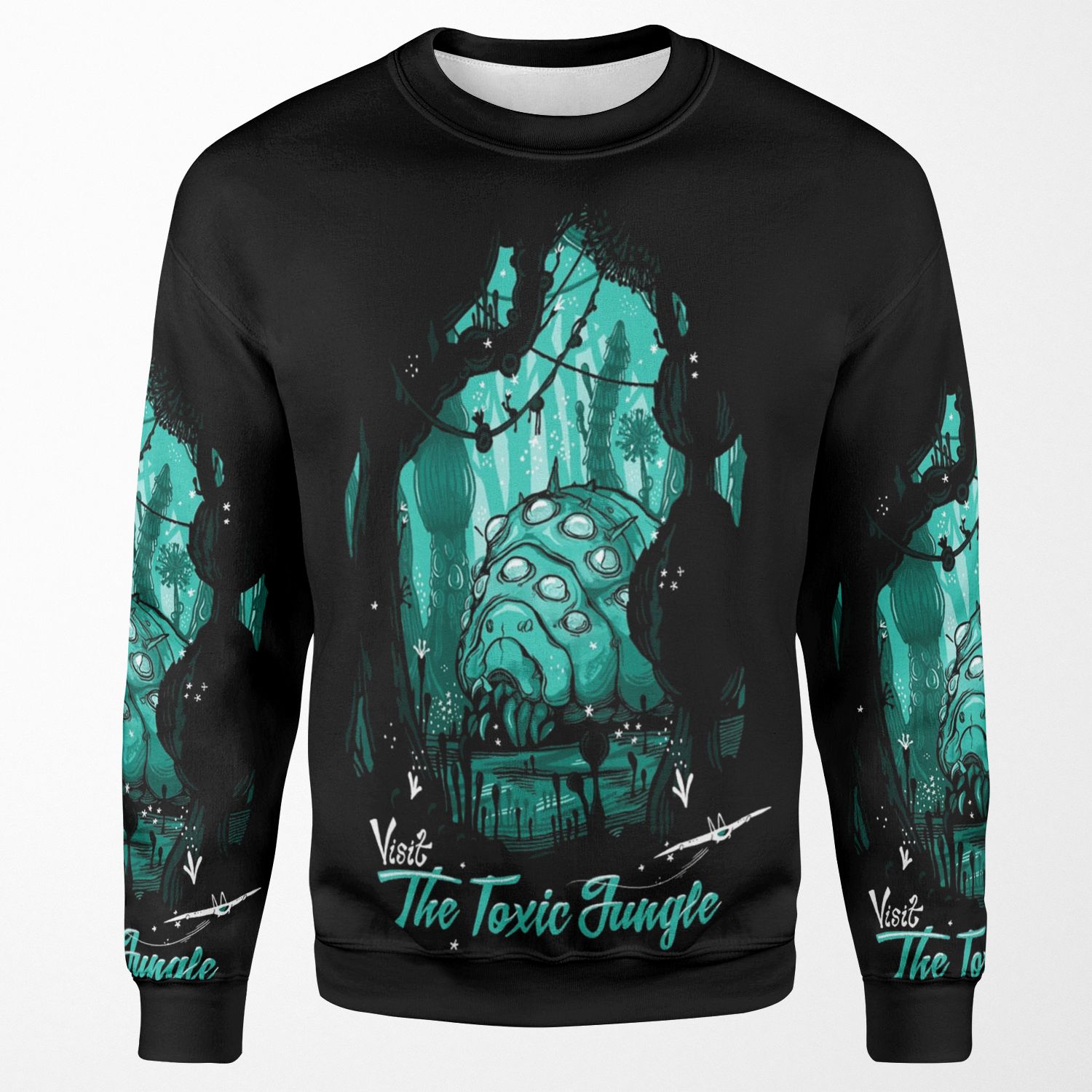 Toxic Jungle All-over-print Unisex Sweatshirt