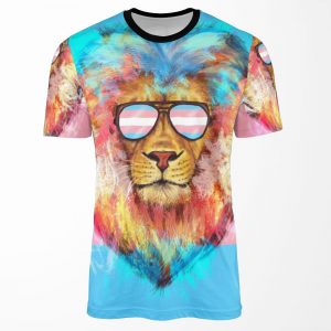 Trans Lion Pride All-over-print T-shirt