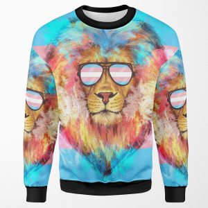 Trans Lion Pride All-over-print Unisex Sweatshirt