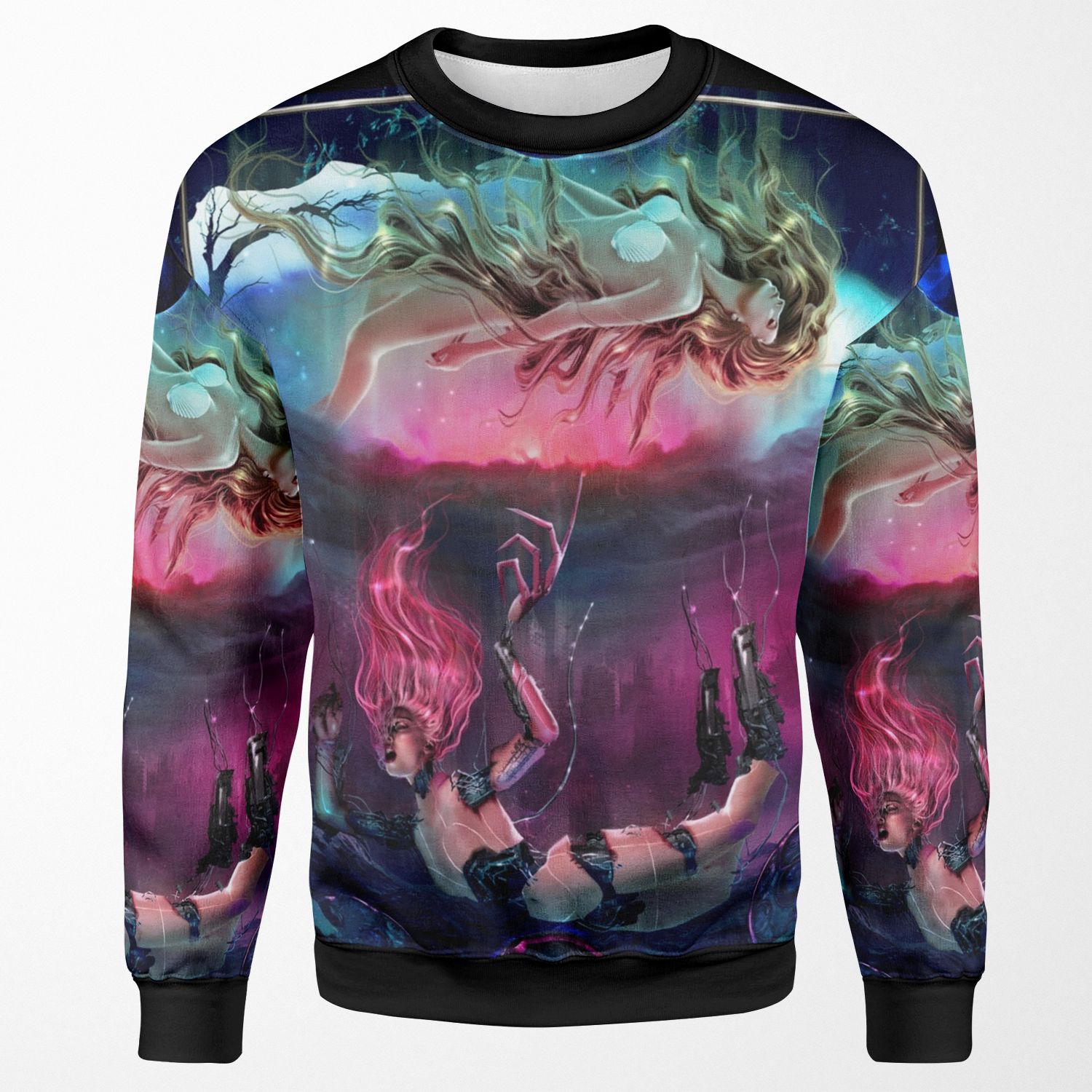 Transformation All-over-print Unisex Sweatshirt