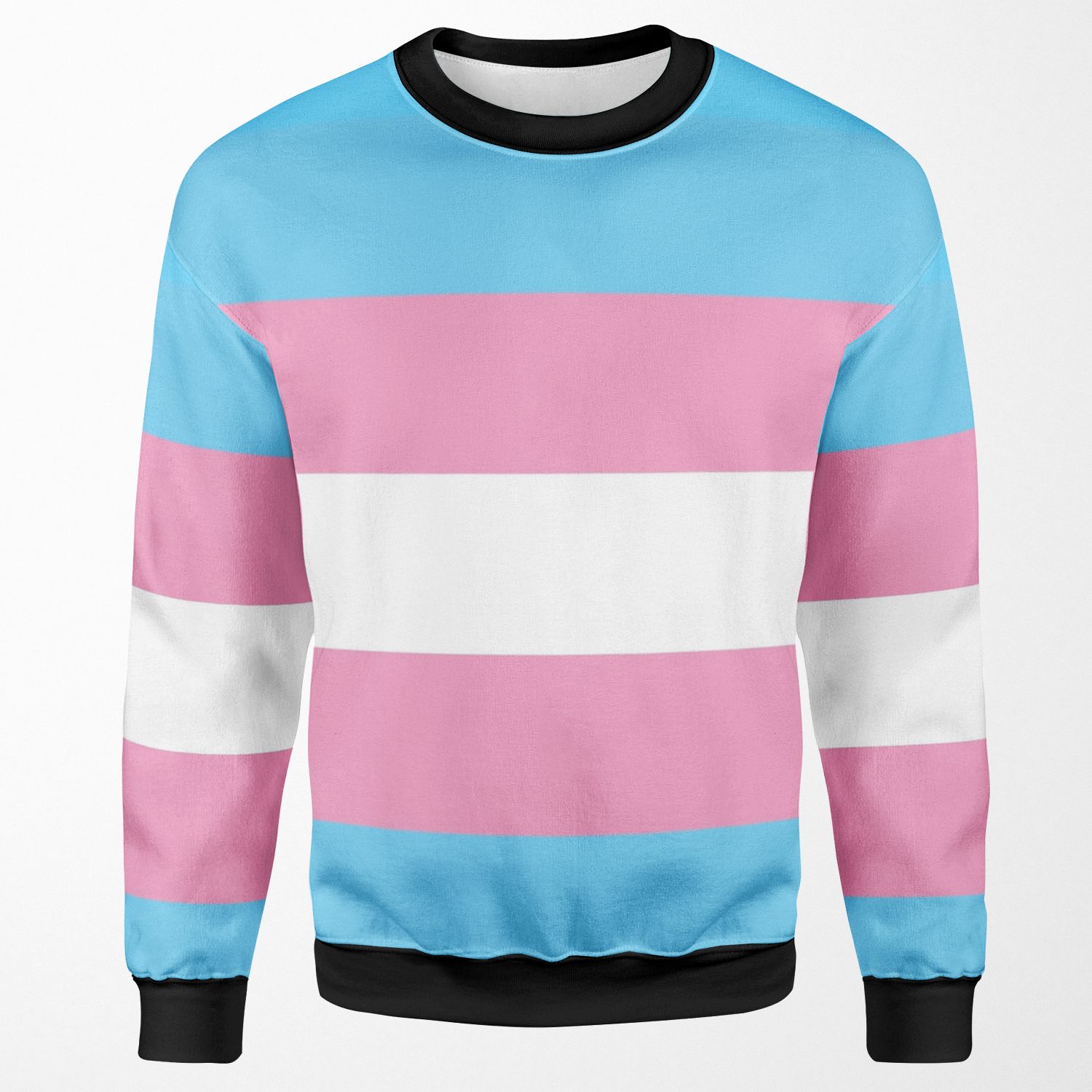 Transgender Flag All-over-print Unisex Sweatshirt
