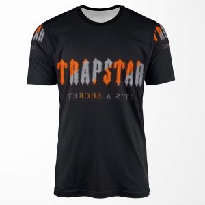 Trapstar Orange Stripes All-over-print T-shirt
