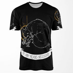 Trash Blessings By Any Means Necessary All-over-print T-shirt